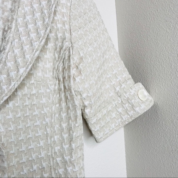 Mossimo Cream & Light Tan Women’s Blazer Jacket - Picture 4 of 9